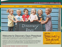 Tablet Screenshot of discoverydays.net